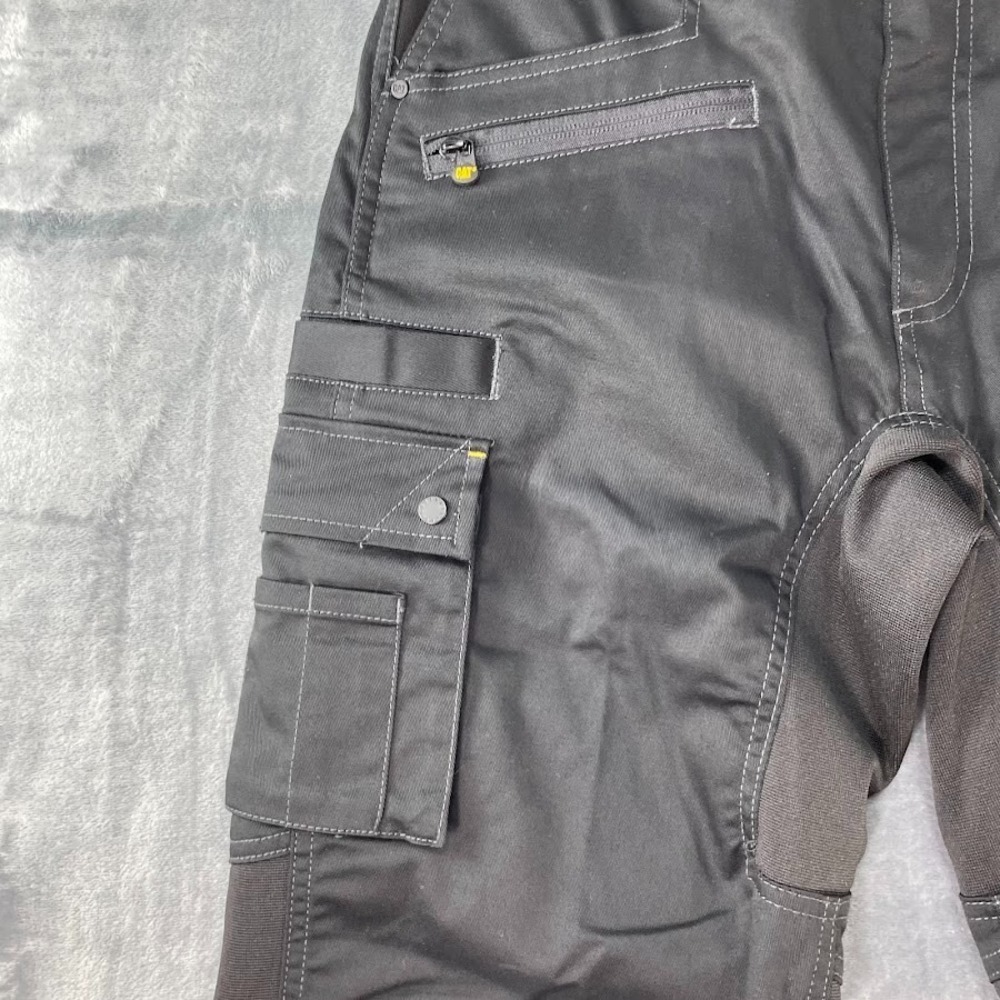 Caterpillar CAT Elite Operator Flex Trouser Pants Black Mens Size 30x30 Stretch - Picture 4 of 9